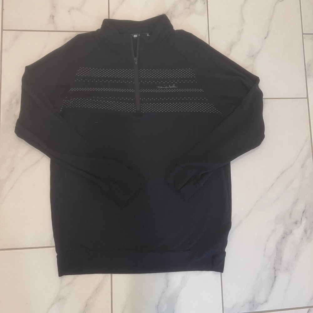 Travis Mathew medium black quarter zip.